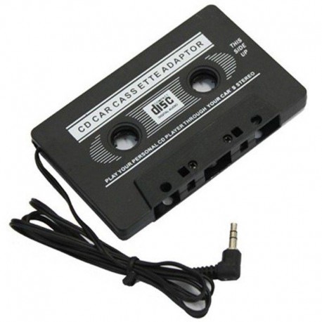 Sanda Adaptador audio cinta cassette a conector 3,5 st, radio cassette  automovil, cassette