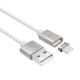 Cable Magnético Plateado para iPhone 5 / 6 / 7