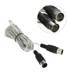 Cable Teclado MIDI Macho / Macho - 2.8m