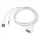Cable de Carga USB Audio Jack 3.5mm a iPhone 30 pines