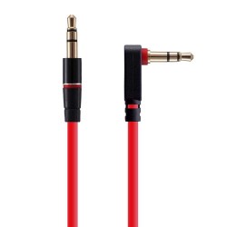Cable Audio Jack 3.5mm a Jack 3.5mm Acodado