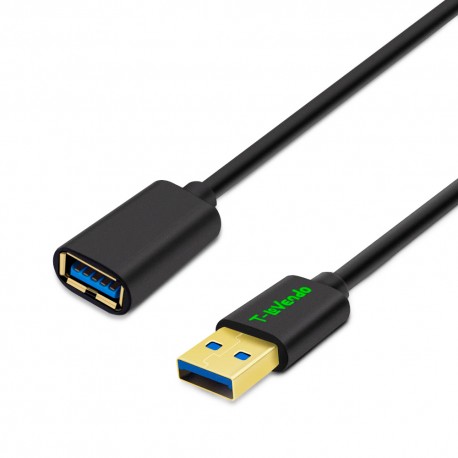 Cable Alargador USB 3.0 A Macho - A Hembra PC Ordenador T-LoVendo - 1
