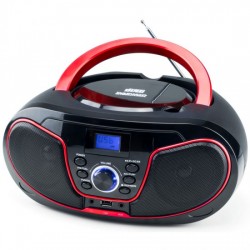 RAD/CD DAEWOO DBU-62 ROJO USB AUX AURICULARES