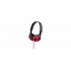 AURICULARES SONY MDRZX310APR MICRO ROJO