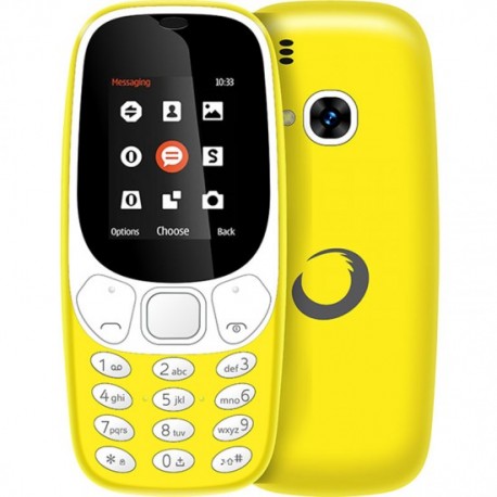 TELEFONO LIBRE BRIGMTON BTM4 BLUETOOTH AMARILLO