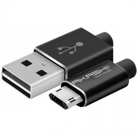 CABLE AKASHI USB-MICRO ALTMICROREVBK