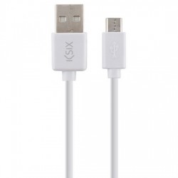 CABLE KSIX MICROUSB 1 METRO BXCUSB02 BLANCO