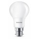 LED PHILIPS 8W E27 ESFERICA 2700K CALIDA