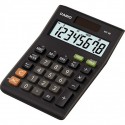 CALC. CASIO MS-8 SOBREMESA SOLAR NEGRO