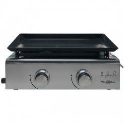 PLANCHA GAS VITROKITCHEN PG210IB 2Q BUT