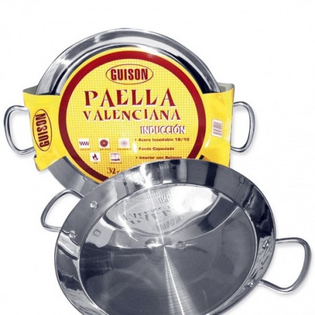 PAELLERA GUISON 46CM INOX INDUCCION