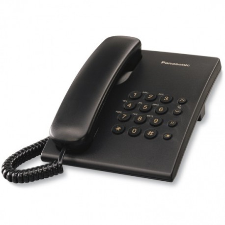 TELEFONO PANASONIC KX-TS500EXB SOBREMESA NEGRO