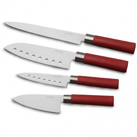 SET DE CUCHILLOS CECOTEC 4U.SANTOKU REC.CERA.01003