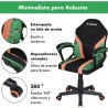 SILLA INFANTIL 5606-BLACK-ORANGE-GREEN