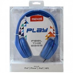 AURICULARES MAXELL MXH-HP500 BL BLUE 96Db 32 Ohm