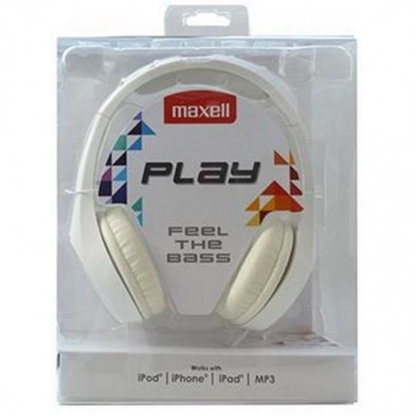 AURICULARES MAXELL MXH-HP500 WH WHITE 96 Db 32 Ohm