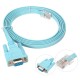 Cable Rs232 Db9 Serie A Rj45 Azul Plano