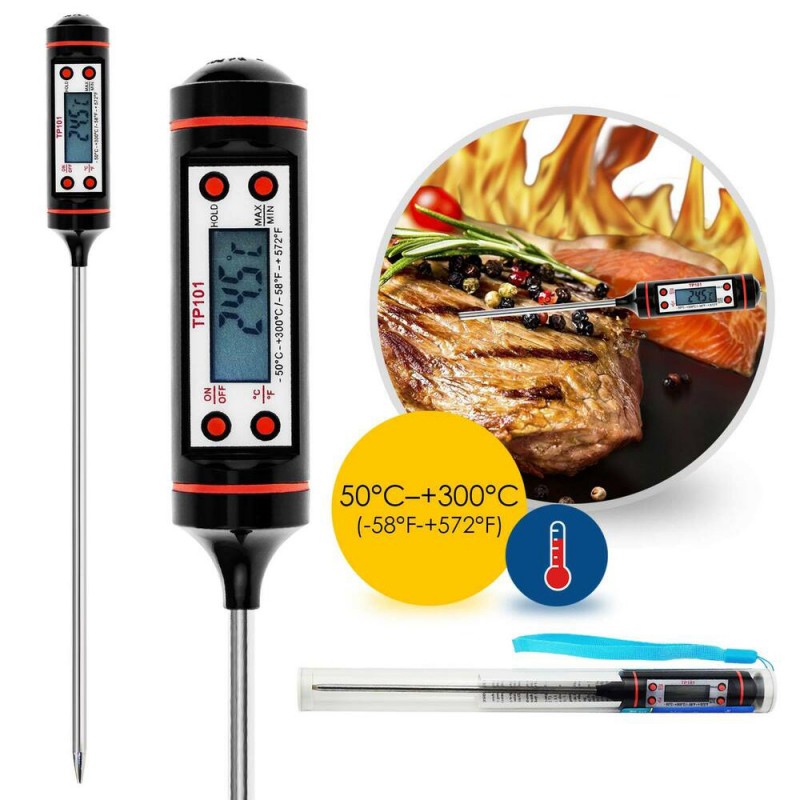 Termometro Digital Cocina Con Sonda