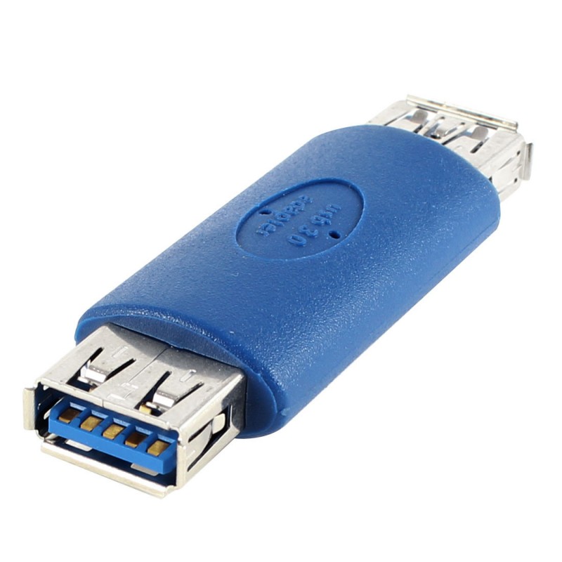 Adaptador alargador USB 3.0 hembra - hembra