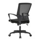 Silla de Oficina o Escritorio ergonómica con Soporte Lumbar y Respaldo de Malla Transpirable. Altura Regulable Ajustable