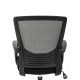 Silla de Oficina o Escritorio ergonómica con Soporte Lumbar y Respaldo de Malla Transpirable. Altura Regulable Ajustable