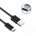 Cable USB-C 3.1 Tipo C a USB Macho Negro 1m