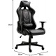 Silla Gaming Racer X Ergonómica Racing Sillón Gamer Profesional Videojuegos,Ordenador, Oficina, Escritorio. Regulable.