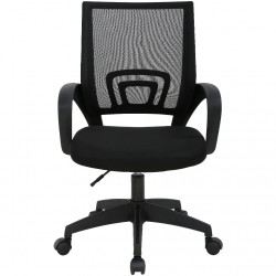 Silla de Oficina o Escritorio ergonómica con Soporte Lumbar, Malla Transpirable, Regulable en Altura, Ruedas antiarañazo