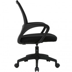 Silla de Oficina o Escritorio ergonómica con Soporte Lumbar, Malla Transpirable, Regulable en Altura, Ruedas antiarañazo