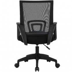 Silla de Oficina o Escritorio ergonómica con Soporte Lumbar, Malla Transpirable, Regulable en Altura, Ruedas antiarañazo