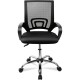 Silla de Oficina o Escritorio Ergonómica con Ruedas y Soporte Lumbar. Juvenil. Altura Regulable. Giratoria 360 grados