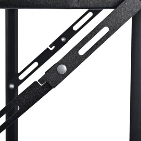 Carro Auxiliar Plegable Metálico con 3 Cajones y Ruedas - Carrito Organizador Estrecho para Cocina y Baño