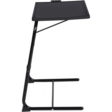 Mesa Plegable Auxiliar con Altura y Ángulo Ajustables - Mesita Portátil para Sofá, Cama, Escritorio y Comedor