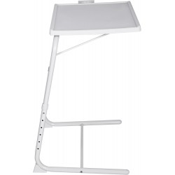 Mesa Plegable Auxiliar con Altura y Ángulo Ajustables - Mesita Portátil para Sofá, Cama, Escritorio y Comedor