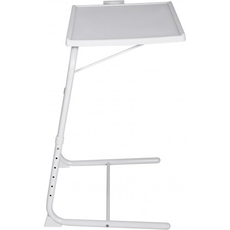 Mesa Plegable Auxiliar con Altura y Ángulo Ajustables - Mesita Portátil para Sofá, Cama, Escritorio y Comedor