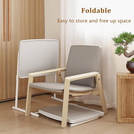 Mesa Plegable Auxiliar con Altura y Ángulo Ajustables - Mesita Portátil para Sofá, Cama, Escritorio y Comedor