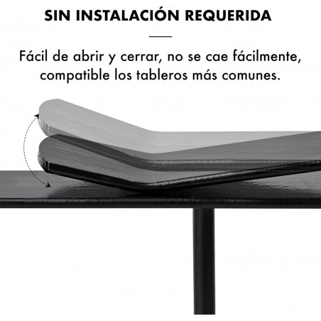Pack de DOS Perchero para tazas, Organizador de utensilios, Percheros para debajo de estante, tablero, con 6 ganchos
