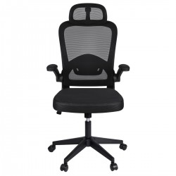 Silla de Oficina Ergonómica, de Escritorio, Ejecutiva, Giratoria con Ruedas, de Juegos, Malla Transpirable, Reposabrazos