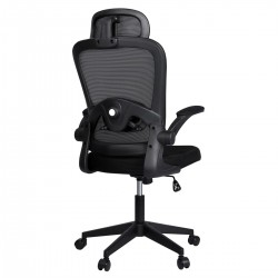 Silla de Oficina Ergonómica, de Escritorio, Ejecutiva, Giratoria con Ruedas, de Juegos, Malla Transpirable, Reposabrazos