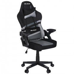 Silla Gamer Gaming Profesional, Ergonómica, de Tela Transpirable y Antimanchas, Reposabrazos Abatibles. para Adultos.