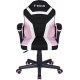 Silla Gaming u Oficina niños Infantil de Tela giratoria ergonómica Estudio o Escritorio con Ruedas Brazos diseño Moderno