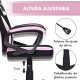 Silla Gaming u Oficina niños Infantil de Tela giratoria ergonómica Estudio o Escritorio con Ruedas Brazos diseño Moderno