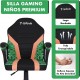 Silla Gaming u Oficina niños Infantil de Tela giratoria ergonómica Estudio o Escritorio con Ruedas Brazos diseño Moderno