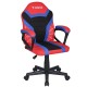 Silla Gaming u Oficina niños Infantil de Tela giratoria ergonómica Estudio o Escritorio con Ruedas Brazos diseño Moderno