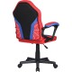 Silla Gaming u Oficina niños Infantil de Tela giratoria ergonómica Estudio o Escritorio con Ruedas Brazos diseño Moderno