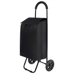 Carro de Compra Plegable 2 Ruedas. Carrito de la Compra Ligero con Bolsa Impermeable. Carga hasta 25kg. Capacidad 35 L