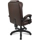 Sillón o Silla de Oficina Director cómodo con Ruedas ergonómico reclinable Piel sintética Acolchado y Giratorio. Estudio