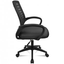 Silla giratoria para Escritorio ergonómica con Soporte Lumbar Ajustable en Malla Transpirable Altura Regulable Oficina