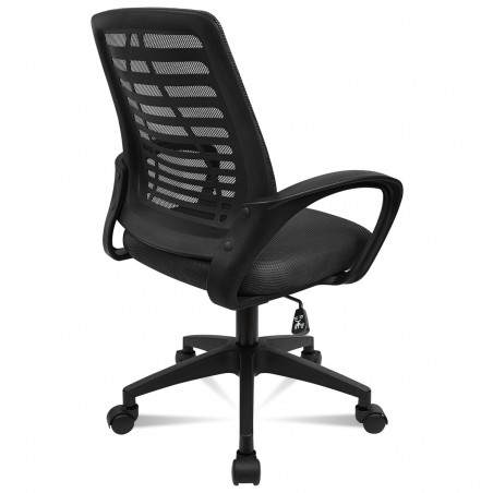 Silla giratoria para Escritorio ergonómica con Soporte Lumbar Ajustable en Malla Transpirable Altura Regulable Oficina