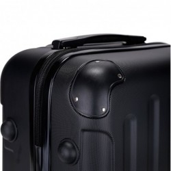 Maleta de Viaje Cabina Trolley 20" (40L). Equipaje de Mano. 4 Ruedas Dobles. 55x40x20cm. Material ABS Semirigida Asa